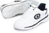 Picture of Dexter Mens Ricky V White Blue Wide Bowling Shoes