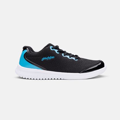 Picture of KR Strikeforce Women's Glitz Black Blue Bowling Shoes