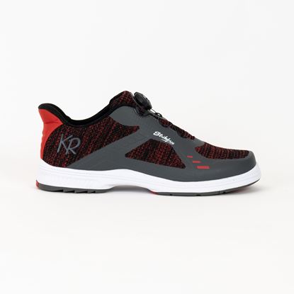 Picture of KR Strikeforce Men's Jet FT Black Grey Red Right Hand Bowling Shoes