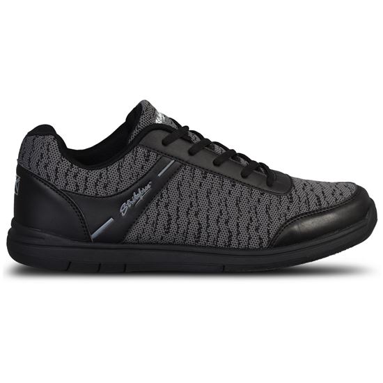 Picture of KR Strikeforce Youth Flyer Mesh Black Steel Bowling Shoes