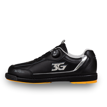 Picture of 3G Men's Dial Racer Black Chrome Right Hand Wide Bowling Shoes