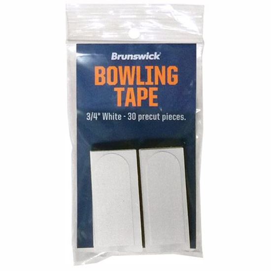 Picture of Brunswick Bowling Tape White 3/4" 30 Pieces