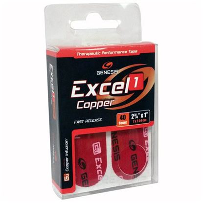 Picture of Genesis Excel Copper 1 Performance Tape Red Pre Cut 40 Count