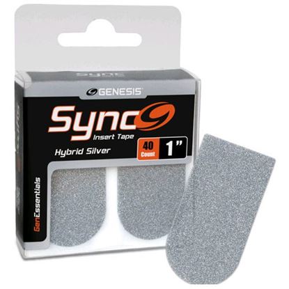Picture of Genesis Sync Hybrid Silver 1" Insert Tape (40ct)