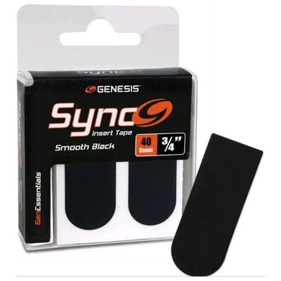 Picture of Genesis Sync Smooth Black 3/4" Insert Tape (40ct)