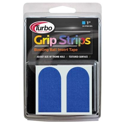 Picture of Turbo Grip Strips Tape Electric Blue 3/4" Precut Fitting Tape 40 Count