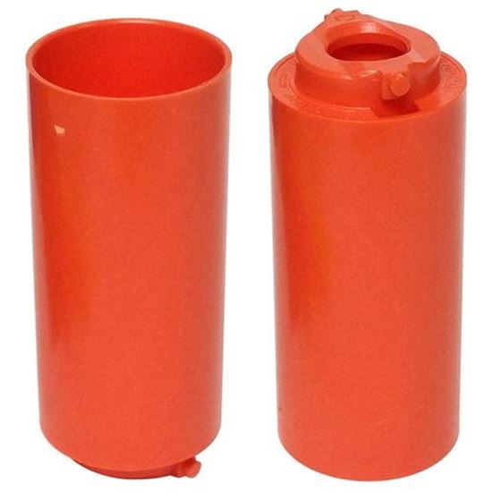 Picture of Turbo Switch Grip Empty Removable Inner Sleeve Orange - Single