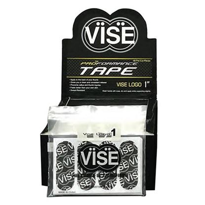 Picture of VISE Pre-Cut VISE Logo Tape Black 40 Pieces 1"