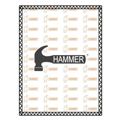 Picture of Hammer Black Orange SD Leather Bowling Shammy