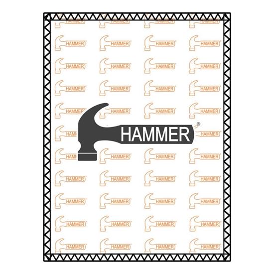 Picture of Hammer Black Orange SD Leather Bowling Shammy