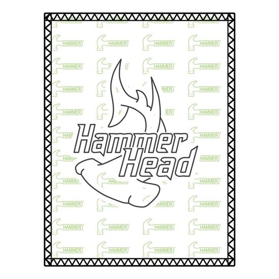 Picture of Hammer Hammerhead Black Green SD Leather Bowling Shammy
