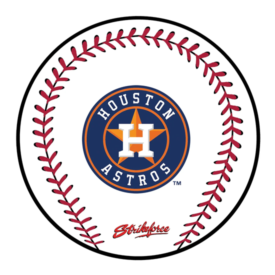 Picture of KR Strikeforce MLB Houston Astros Round Baseball Shammy