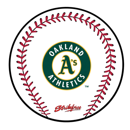 Picture of KR Strikeforce MLB Oakland A's Round Baseball Shammy