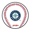 Picture of KR Strikeforce MLB Seattle Mariners Round Baseball Shammy