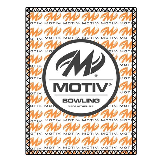 Picture of Motiv Black Orange SD Leather Bowling Shammy