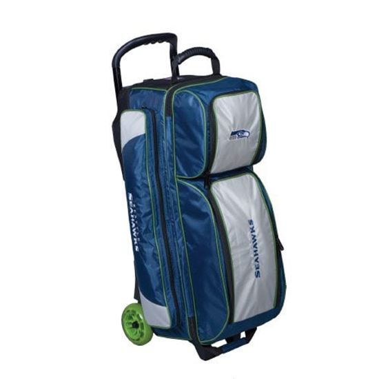 Picture of KR Seattle Seahawks 3 Ball Premium Triple Roller NFL Bowling Bag