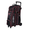 Picture of KR Strikeforce Royal Flush 4 x 4 Roller Black Red Bowling Bag