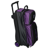 Picture of KR Strikeforce Konvoy 3 Ball Triple Roller Black Purple Bowling Bag