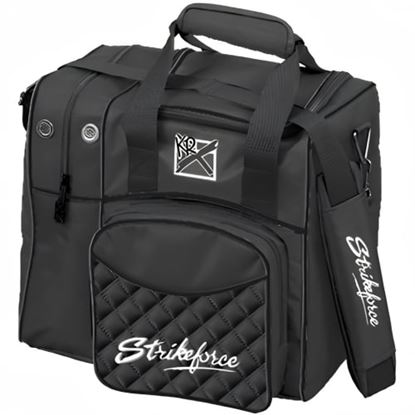 Picture of KR Flexx 1 Ball Single Tote Diamond Black Bowling Bag