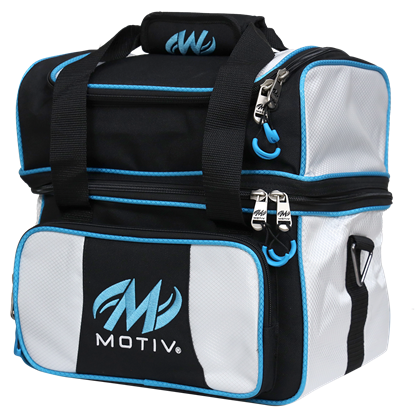 Picture of Motiv Prevail 1 Ball Single Tote White Bowling Bag