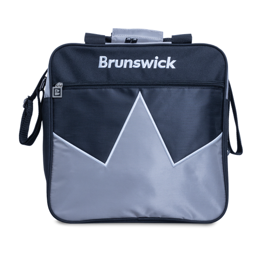 Picture of Brunswick Blast 1 Ball Single Tote Silver Bowling Bag