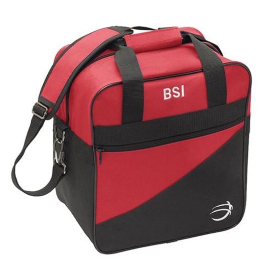 Picture of BSI Solar III Ball Single Tote Black Red Bowling Bag