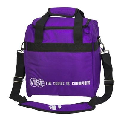 Picture of VISE 1 Ball Single Tote Purple Bowling Bag