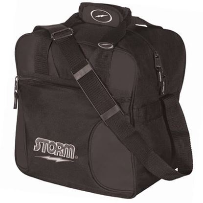 Picture of Storm 1 Ball Single Solo Tote Black Bowling Bag