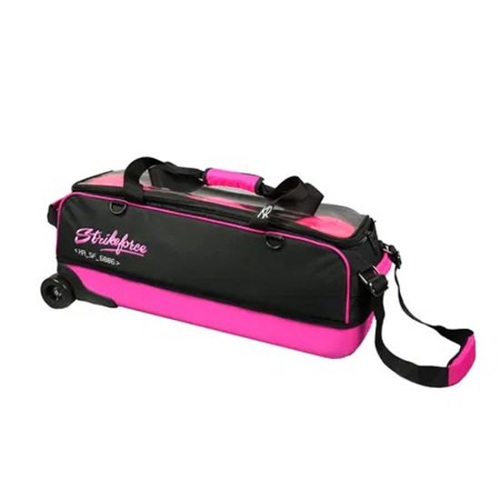 Picture of KR TPC 3 Ball Slim Triple Roller Pink Bowling Bag